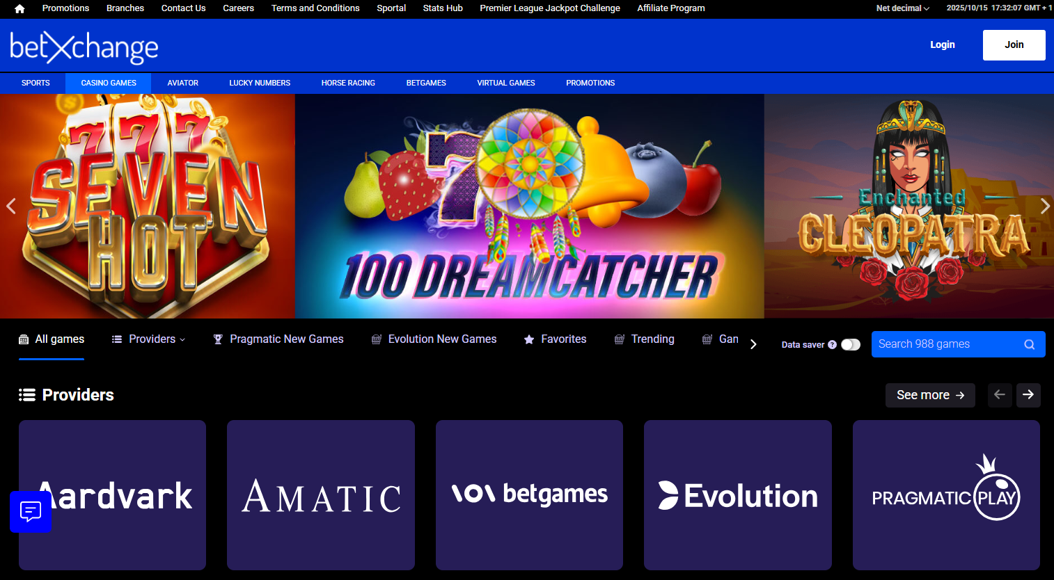 BetXchange Casino